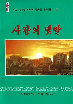 주체조선의 태양을 우러러(11) 사랑의 빛발 (시집)